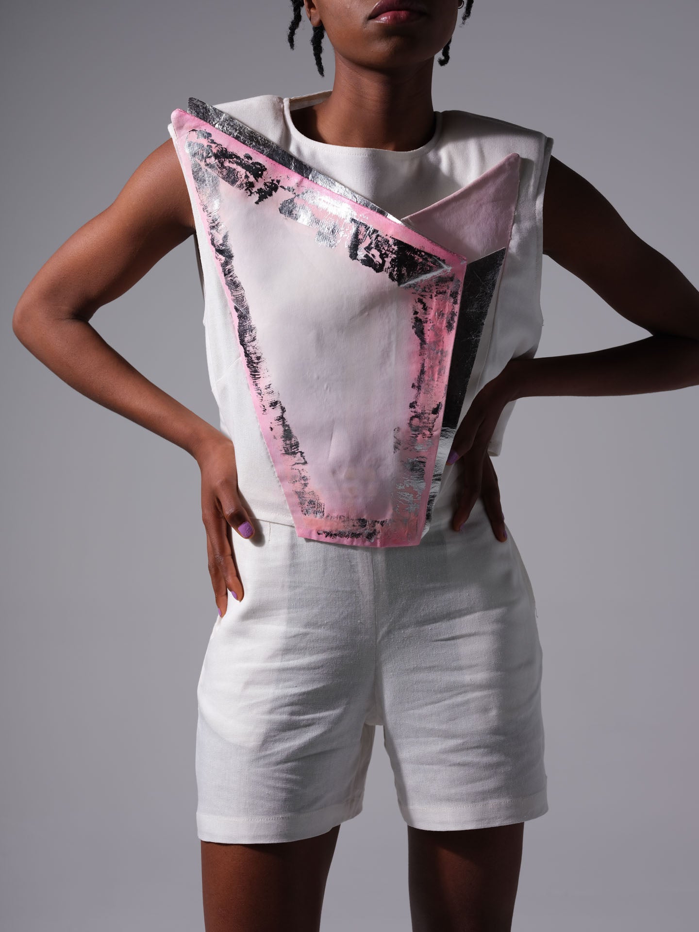 Conjunto de lino - Astralis rosa