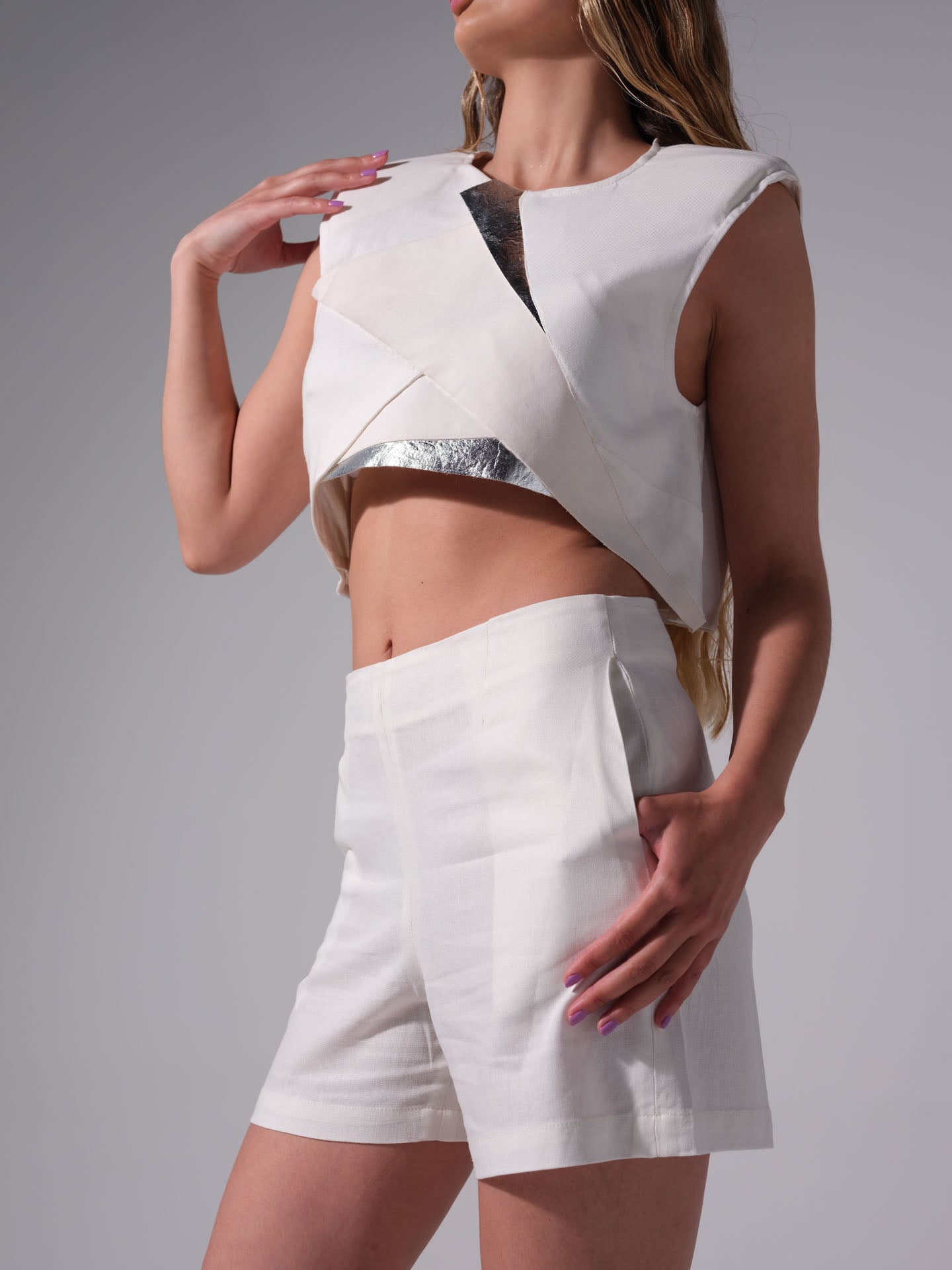 Conjunto de lino - Astralis Blanco