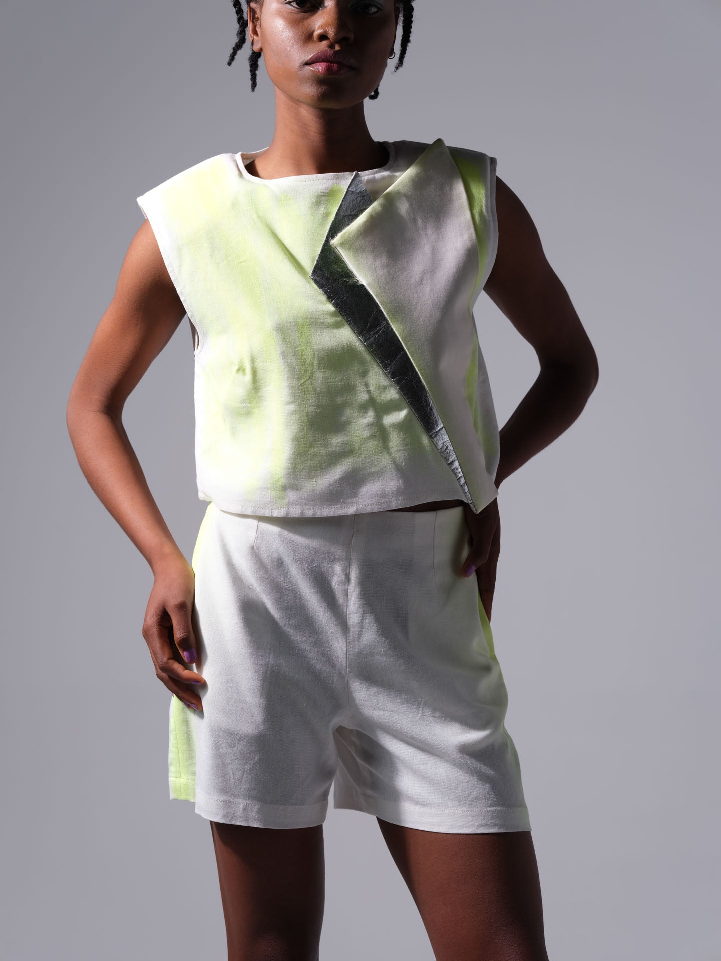 Conjunto de lino - Astralis Green