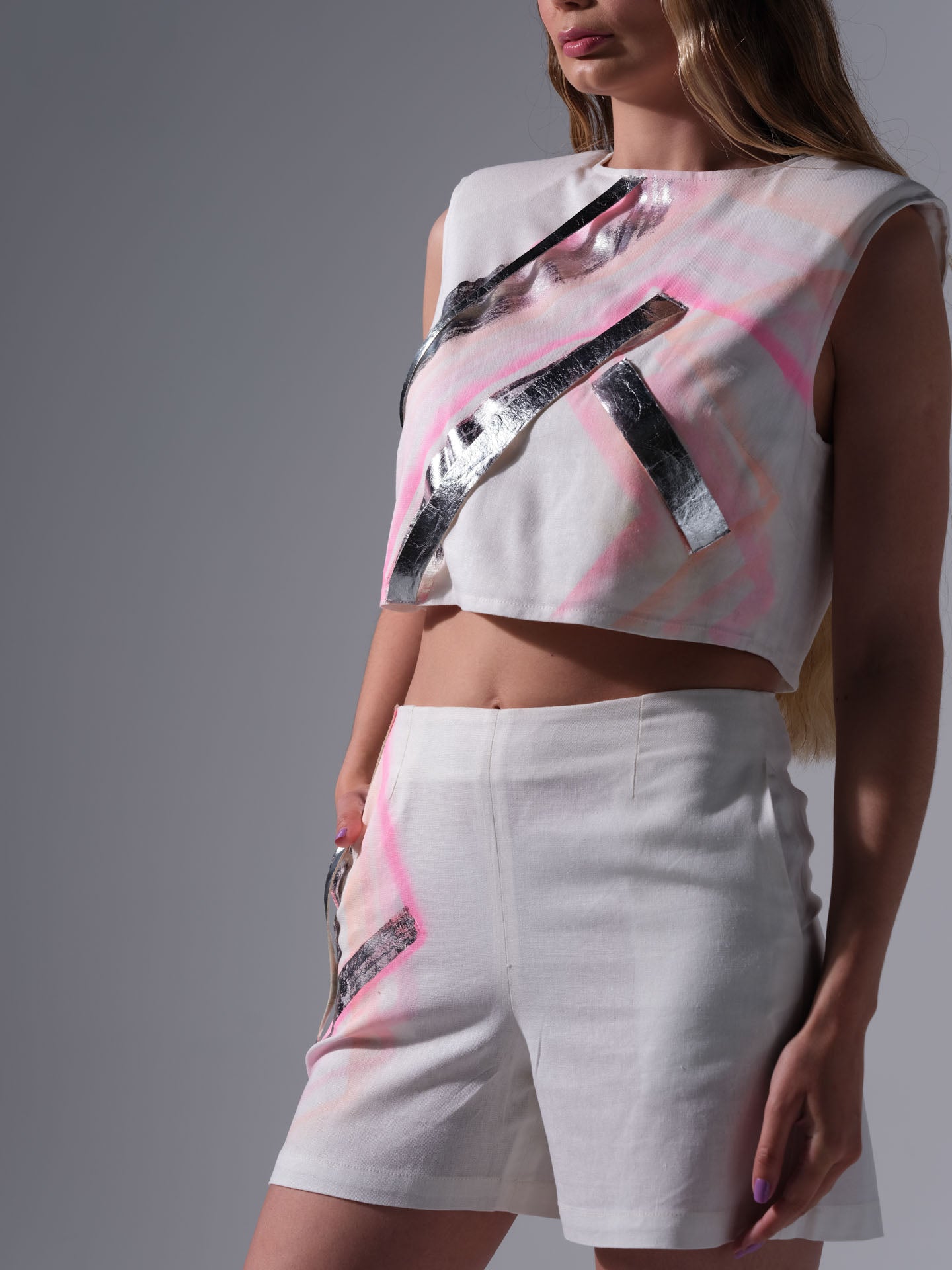 Conjunto de lino - Astralis Grid