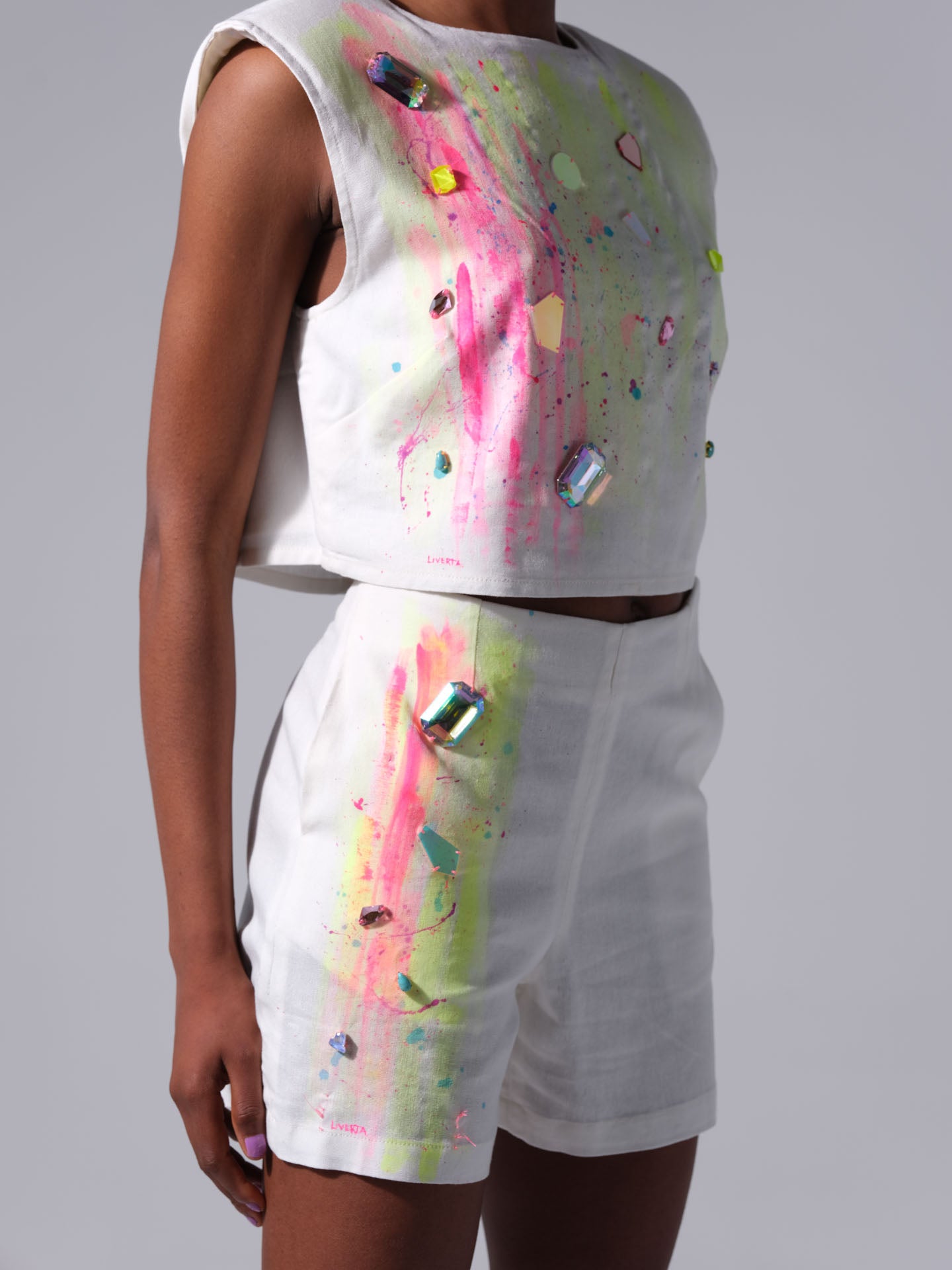Conjunto de lino - Australis Cristals