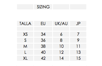 SIZING